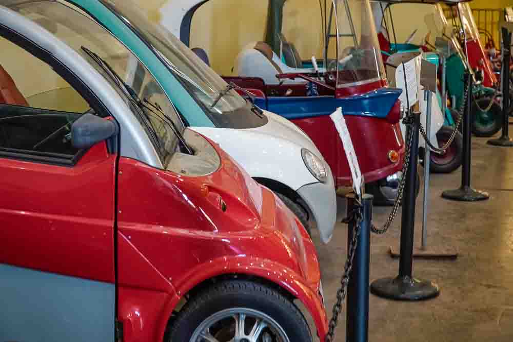 electric cars at route 66 museum